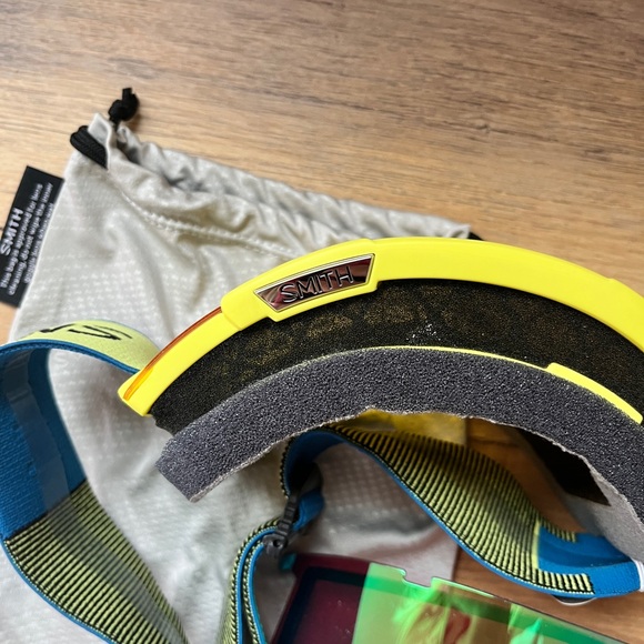 SMITH Squad Ski Goggles with Blue-Green Strap and Extra Mirrored Lens main image 7